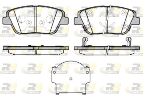 Гальмiвнi колодки, к-кт. ROADHOUSE 2142302