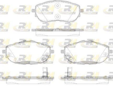 Гальмiвнi колодки, к-кт. ROADHOUSE 2156102
