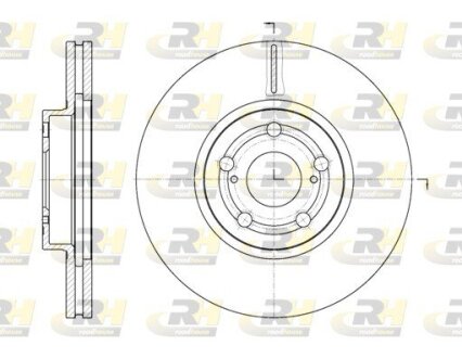 Гальмiвний диск ROADHOUSE 670110 (фото 1)