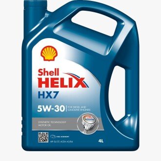 Масло моторное Helix HX7 5W-30 (4 л) SHELL 550040004