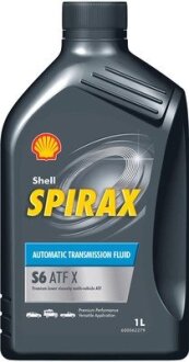 1л Spirax S6 ATF X. Рідина для акп FORD MERCON LV, GM DEXRON VI, JASO 1-A-LV, TOYOTA, NISSAN, KIA, VOLVO, SUZUKI, SUBARU, MB 236.1-236.10 SHELL 550058231 (фото 1)