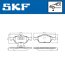 Гальмівна колодка перед. FORD Fiesta, Fusion 02- SKF VKBP 80125 (фото 2)