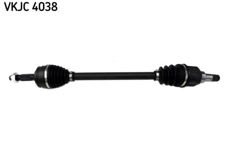 PEUGEOT Полуось лів. L=662mm 21/22 зуб. 207 1.4 06-13, 207 SW 1.4 07-12 SKF VKJC 4038
