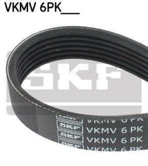 Ремінь поліклиновий 6PK1069 SKF VKMV 6PK1069