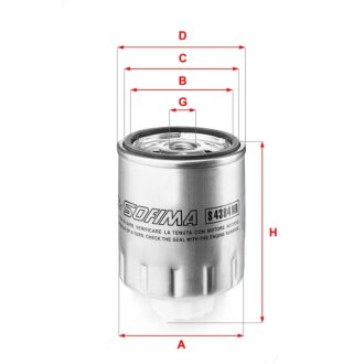 Фільтр паливний SOFIMA S 4329 NR