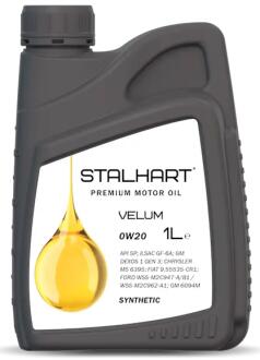 Олива моторна VELUM 0W-20 1л STALHART 745221