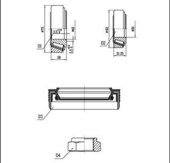 Пiдшипник колеса STARLINE LO03430