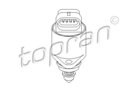Регулятор холостого хода TOPRAN / HANS PRIES 206169