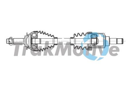 VW Напіввісь UP! 1.012-, SKODA CITIGO (NF1) 1.0 11-19, SEAT Mii (KF1, KE1) 1.0 11-19 TrakMotive 30-1911