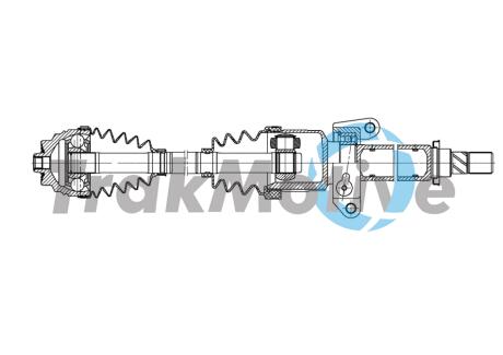 MINI Напіввісь передн. прав. MINI (F56) Cooper 13- TrakMotive 30-2006