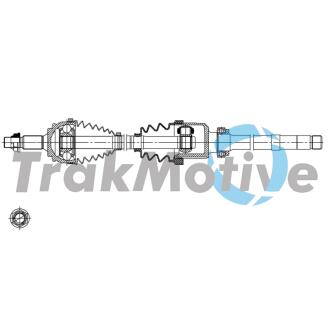 CITROEN Напіввісь передн. прав. C4 GRAND PICASSO II 14- TrakMotive 30-2172