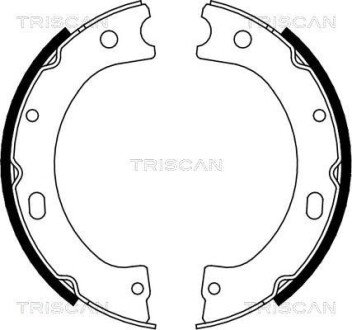 Комплект гальмівних колодок, стоянкове гальмо TRISCAN 810014011