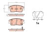 Комплект гальмівних колодок з 4 шт. дисків TRW GDB2197 (фото 1)