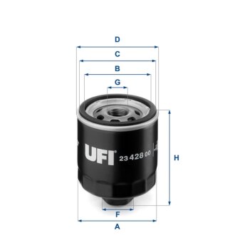 Фільтр масляний UFI 23.428.00