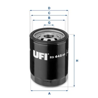 Фільтр масляний UFI 23.445.00