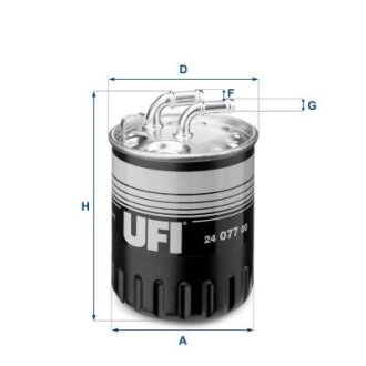 Фільтр паливний UFI 24.077.00