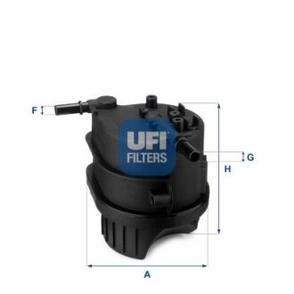 Фільтр паливний UFI 24.343.00