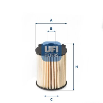 Фільтр масляний UFI 25.110.00