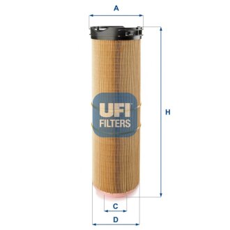 Фільтр повітряний UFI 27.B12.00