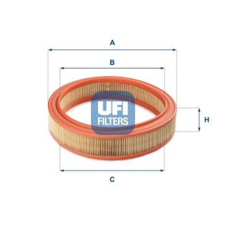 Фільтр повітряний UFI 30.038.01