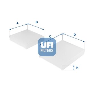 Фільтр салону UFI 53.143.00