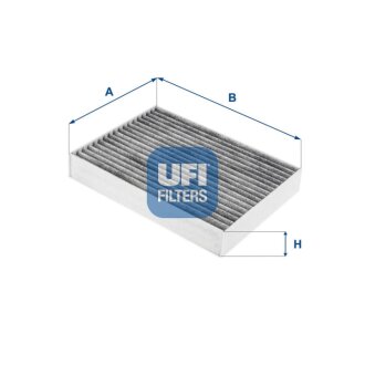 Фільтр салону вугільний UFI 54.257.00 (фото 1)