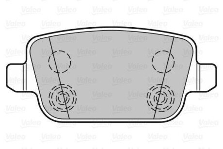 Комплект гальмівних колодок Valeo 301935