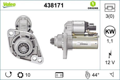 Стартер Valeo 438171 (фото 1)