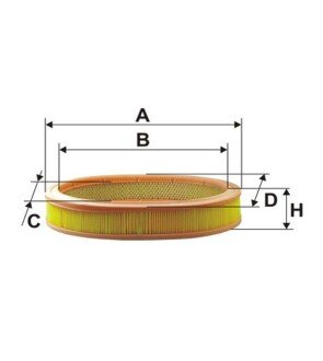 Фильтр повітряний (AE 277) WIX FILTERS WA6005