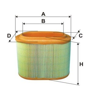 Фільтр повітряний WIX FILTERS WA6570