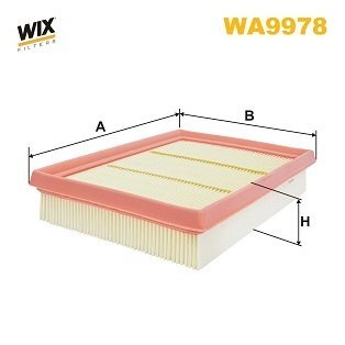 Фільтр повітряний WIX FILTERS WA9978