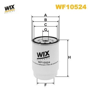 Фільтр паливний WIX FILTERS WF10524