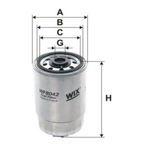 Фільтр паливний WIX FILTERS WF8042