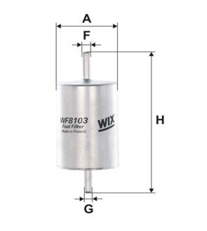 ФІЛЬТР ПАЛИВА WIX FILTERS WF8103