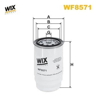 Фільтр паливний WIX FILTERS WF8571