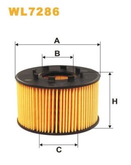 Фільтр оливний WIX FILTERS WL7286