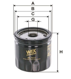 Оливний фільтр WIX FILTERS WL7513