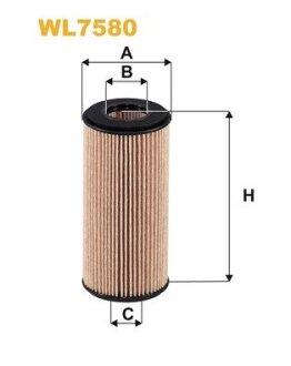 ФІЛЬТР ОЛИВИ WIX FILTERS WL7580