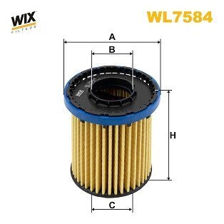 Оливний фільтр WIX FILTERS WL7584