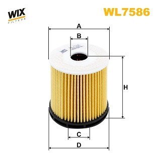 Оливний фільтр WIX FILTERS WL7586