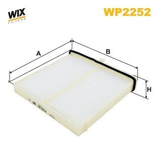 Салонний повітряний фільтр WIX FILTERS WP2252