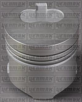 Поршень з кільцями і пальцем (размір отв. 82.80/+0.60) CITROEN Berlingo 1.9D, FIAT Scudo 1.9D 98- PEUGEOT Expert/Partner 1.9D 98- (DW 8/B) YENMAK 31-03878-060