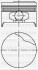 Поршень с кольцами і пальцем (размер отв. 79.5 / STD) RENAULT LOGAN 1.6 (1-й, 2-й цл.) (K7M.702/703/720/744/745/746) YENMAK 31-04167-000 (фото 1)