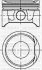 YENMAK Поршень с кольцами і пальцем (размер отв. 79.5 / STD) (K4M 708 / K4M 710-720 / 95-107-110-116 PS) 31-04171-000