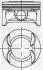 YENMAK Поршень с кольцами і пальцем (размер отв. 79 / STD) OPEL ASTRA J 1.6 (4цл.) (A16XER ) 31-04231-000