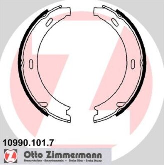 Колодки гальмівні барабанні к-кт ZIMMERMANN 109901017