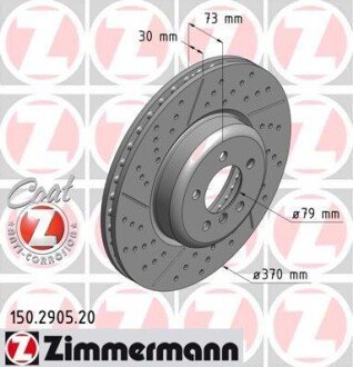 Диск гальмівний ZIMMERMANN 150290520