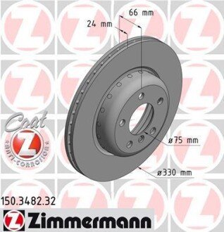 Диск гальмівний ZIMMERMANN 150.3482.32